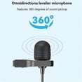 thumbnail image 2 of BOYA BY-M1 Pro II Clip-on Microphone Omni-directional Condenser Mic 3.5mm TRRS Plug with 6m Cable for Smartphone Camera Camcorder, 2 of 3