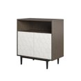 thumbnail image 4 of CosmoLiving par Cosmopolitan Olivia Armoire de rangement, chêne gris, 4 of 9