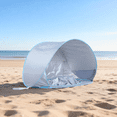thumbnail image 5 of Wilwolfer Pop Up Beach Play Tent with Pool for Toddlers & Infants - Portable Baby Sun Shelter Tent with UV Protection (Silver), 5 of 6