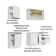 thumbnail image 4 of Cocina Integral Modular Madesa Glamy 180cm BB, 4 of 5