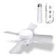 thumbnail image 2 of LED Fan Light Dimmable Screw Smart Remote Control Integrated Ceiling Fan Light Suitable for Bedrooms, 2 of 5