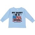 thumbnail image 3 of Inktastic My Daddy is a Veteran Boys or Girls Long Sleeve Toddler T-Shirt, 3 of 5