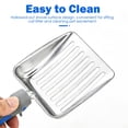 thumbnail image 4 of Stainless Steel Cat Litter Scoop, Metal Cat Litter Scoop, Kitty Metal Scooper, Sturdy Mesh Scooper for Clumping Cat Litter, Silver, 4 of 8