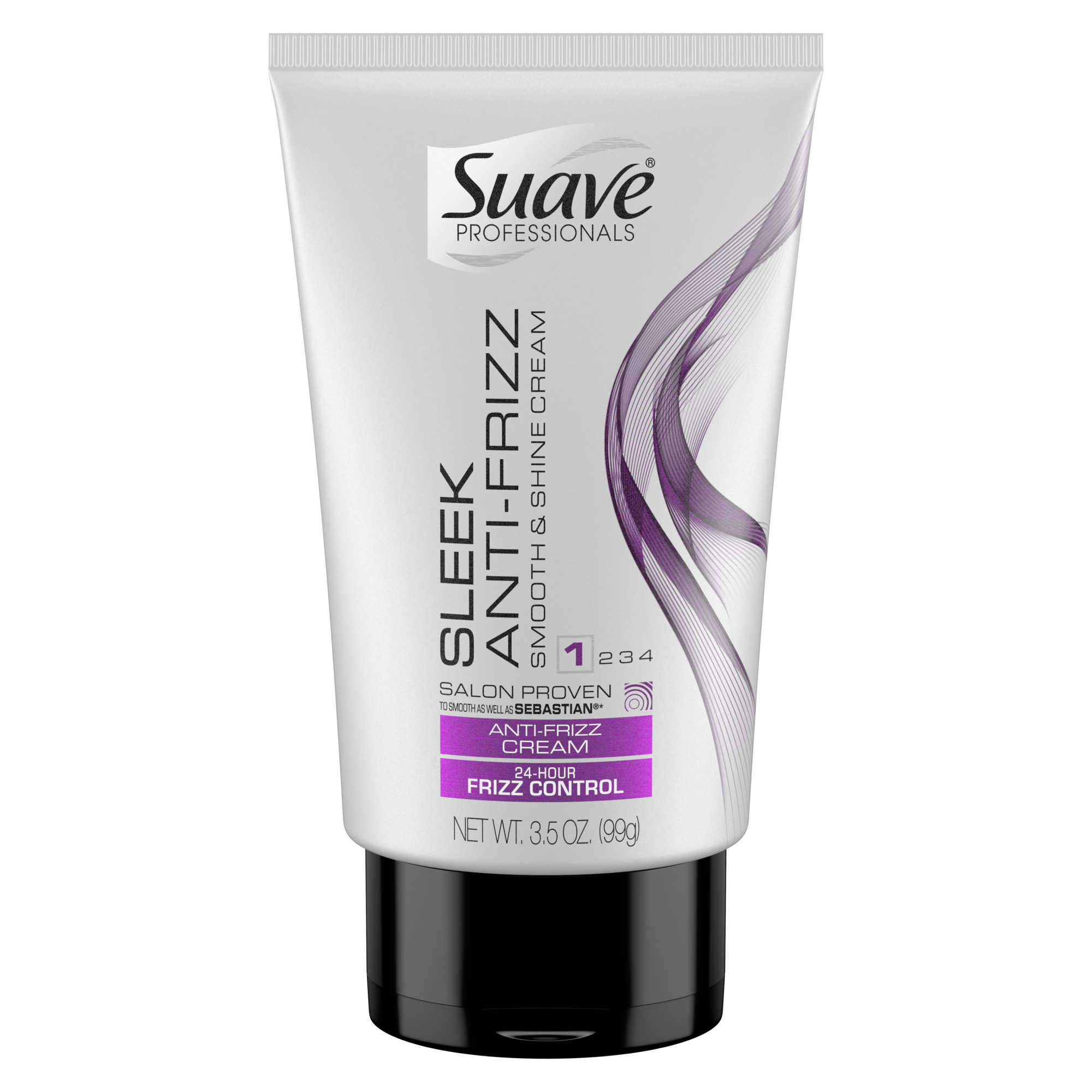 Suave Professionals Frizz Control Shine Enhancing Hair Styling Cream with Vitamin E, 3.5 oz - image 2 of 4