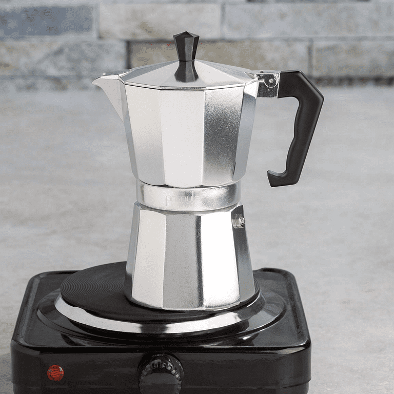 Espresso Maker, Single Spout Stovetop Moka Pot Stainless Steel Mini  Stovetop Espresso Percolator Italian Type Espresso Cup Coffee Maker,Use on  Stove