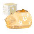 thumbnail image 5 of Blosmon Ceramic Wax Warmer: Cute Cat Electric Wax Burner with 2 Replacement Light Bulbs Fragrance Candle Warmer Home Decor Birthday Gift, 5 of 7