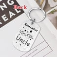 thumbnail image 4 of Uncle Fathe's Day Gifts for Men- I Love My Favorite Uncle Birthday Christmas Keychain, 4 of 5