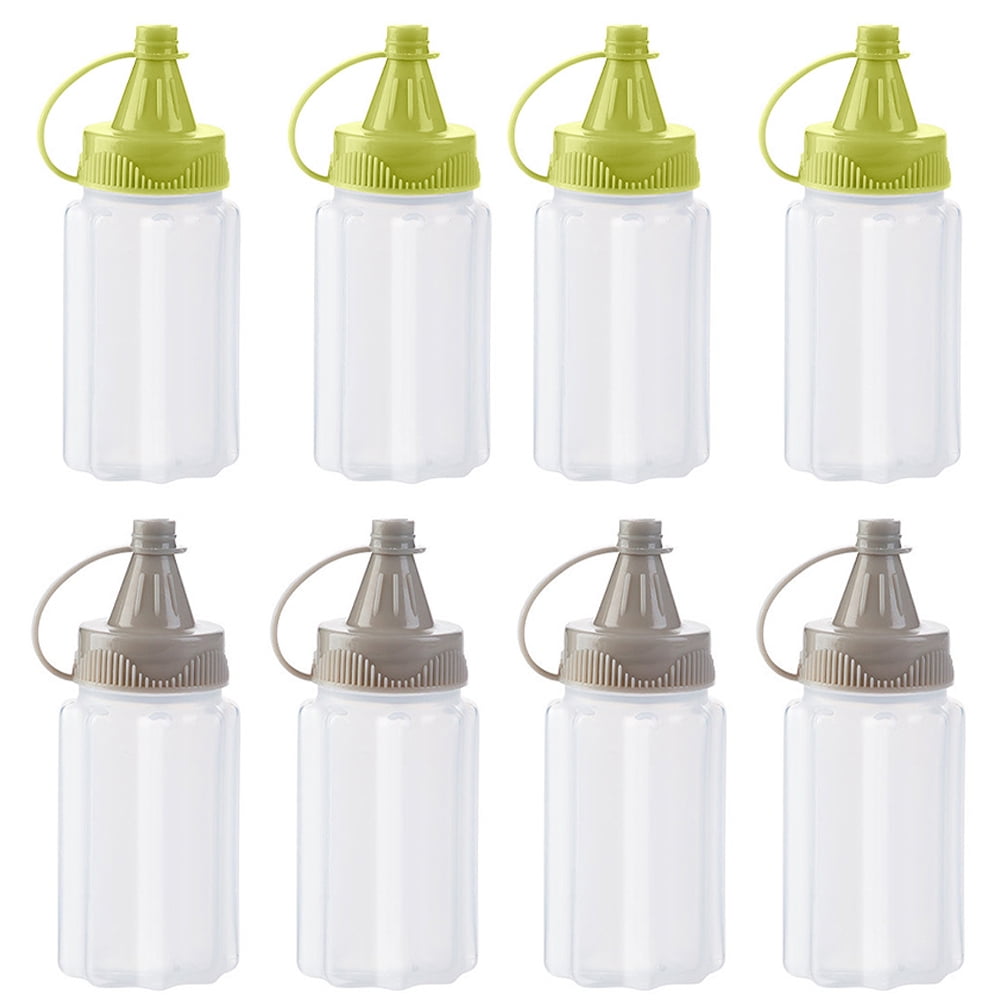 Plastic Squeeze Condiment Bottle for Ketchup Salad Dressing Mustard