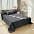 thumbnail image 5 of Bed Sheets Full Solid Color Ease Friendly Washable Sheets Queen Size Bed Sheets, 5 of 6
