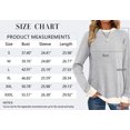 thumbnail image 5 of MOSHU Color Block Sweaters for Women Crewneck Long Sleeves Fashion Tops Pullover Fall Lightweight Women Sweaters, 5 of 11