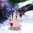 thumbnail image 4 of stanreset Pink Castle Fish Cave Aquarium Ornament Fish Tank Decoration NE 1PCS, 4 of 6