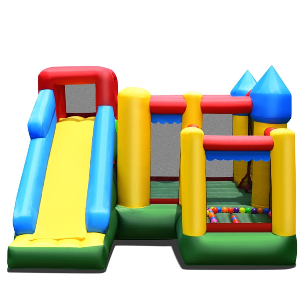 Aimee Lii Inflatable Bounce House with Balls and Super Slide, Kids Bounce House for 5-10