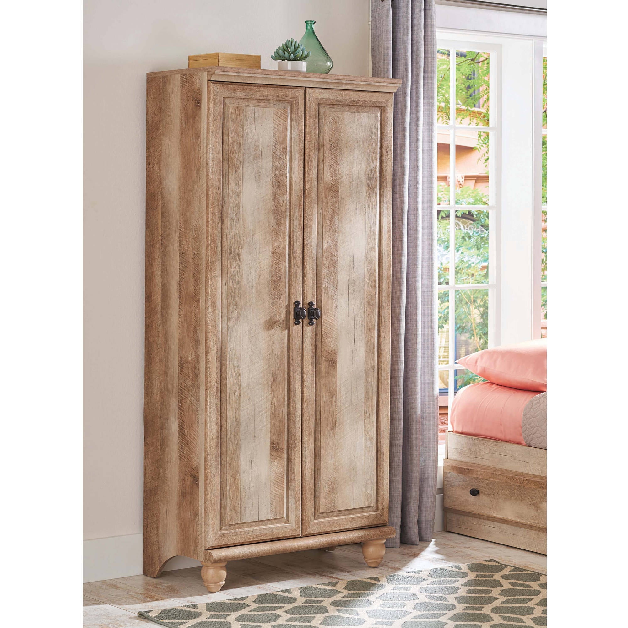 Better Homes And Gardens Crossmill Storage Armoire Weathered