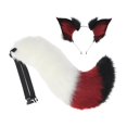 thumbnail image 2 of Conjunto de Orejas Y Cola de Gato, Diadema para Disfraz de Cosplay para Fiesta, Cumpleaños Y Actuaciones, 2 of 9