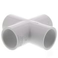 thumbnail image 2 of PVC Cross, Socket x Socket x Socket x Socket, 3/4 in Pipe Size, 2 of 3