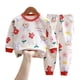 thumbnail image 3 of Traje de algodón de otoño para niños, cuello redondo, ropa interior de manga larga para niñas, ropa de otoño, pantalones, pijamas, ropa para el hogar, 3 of 5