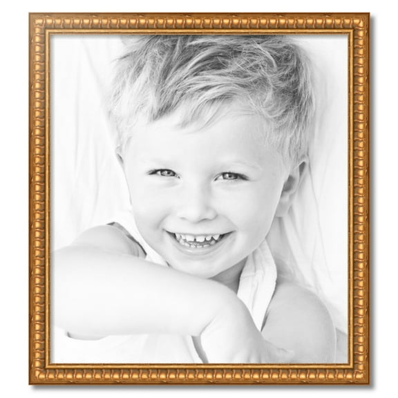 ArtToFrames 29" x 32" Gold Picture Frame, 29x32 inch Gold Wood Poster Frame (WOM-4293)