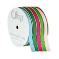 thumbnail image 3 of Offray Ribbon, Carnation Pink 3/8 inch Grosgrain Polyester Ribbon, 18 feet, 3 of 5