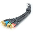 thumbnail image 2 of C2G RapidRun Component Video + S/PDIF Digital Audio Flying Lead - Video / audio cable - component video / digital audio - RCA male to MUVI connector male - 1.5 ft - black, 2 of 4