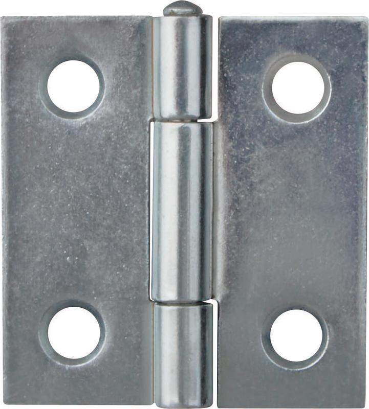 ProSource Narrow Utility Hinge, 4 Hole, 11/2 In L X 13/8 In W Door
