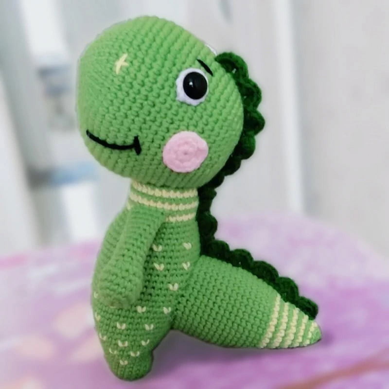 dinosaur crochet doll