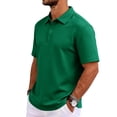 thumbnail image 3 of Men's Polo Shirts Short Sleeve Quick Dry Outdoor Golf Sports Shirts, 3 of 6
