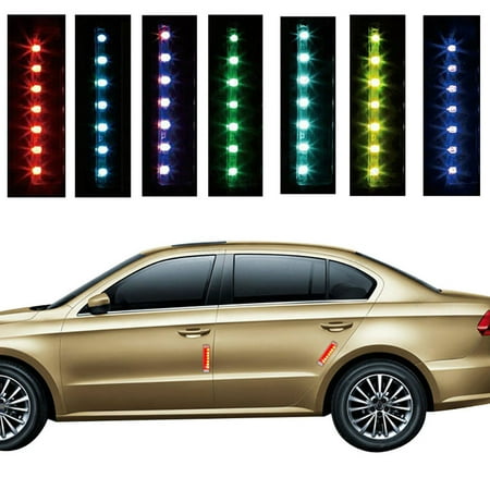 

GWONG Solar Car Door Edge Guard Anti-collision Anti-static LED Strobe Warning Light