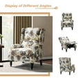 thumbnail image 6 of Vintage Floral Wingback Manual Push Back Recliner Chair for Living Room Home Theater GREENGUARD Certified Flower, 6 of 8