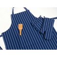 thumbnail image 4 of Delantal DII Chef a Rayas Azul Náutico, 4 of 7