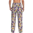 thumbnail image 3 of Daiia Plum Men's Sleep Pant with Pockets and Drawstring,Pajama Pants-Small, 3 of 9