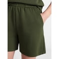 thumbnail image 5 of Time and Tru Women's Fleece Shorts, Size XS-XXXL, 5 of 6