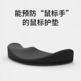 thumbnail image 2 of Graflsoa Ergonomic Silicone Mouse Wrist Rest Pad, Smooth Skin-Friendly Design, Black/Grey Options, Compact Size for Comfortable Use, 2 of 6