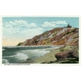 thumbnail image 1 of Oak Bluffs, Massachusetts, Martha's Vineyard, Gay Head Cliffs View (16x24 Giclee Gallery Art Print, Vivid Textured Wall Decor), 1 of 3