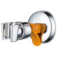 thumbnail image 1 of Support de Pommeau de Douche Ventouse Support Mural de Douche Réglable Ensemble Support Mural Universel Chromé pour Salle de Bain Marbre Verre Meta, 1 of 5