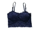 thumbnail image 1 of Soft Simple Sexy Breathable Wirefree Lace Bralette ，Average code, 1 of 5