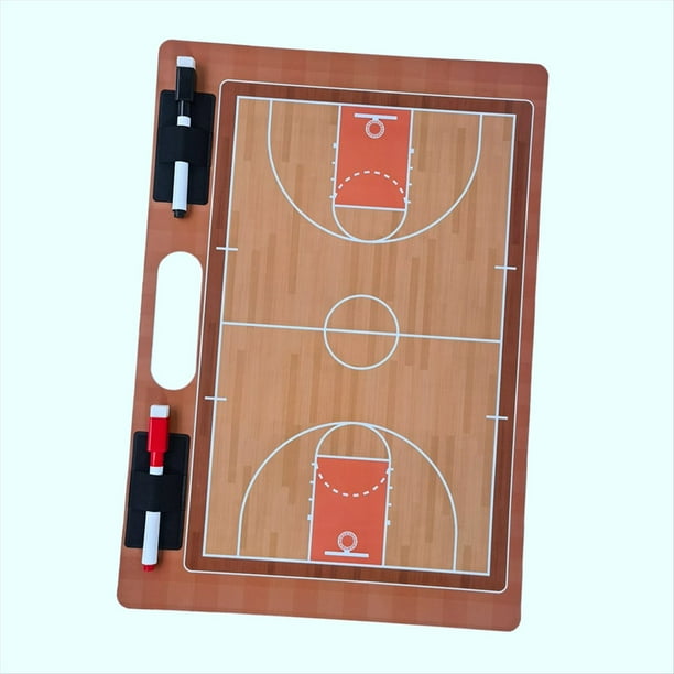 Tablero de Entrenamiento de Baloncesto Tablero de Juego Portapapeles de Baloncesto Borrado en Seco Tablero de Entrenadores Plan DemostracióN Juegos Estrategias