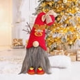 thumbnail image 5 of Fiudx Ofertas flash del día Muñeca sin rostro Red Elks Muñeca navideña, 5 of 5