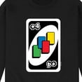 thumbnail image 3 of UNO - Draw Four - Men's Crew Neck Fleece Pullover, 3 of 5