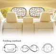 thumbnail image 5 of Yuyamidu Soccer Car Window Shades for Baby 2 Pack Book Car Side Window Sun Shade Sun Glare and UV Rays Protection for Kids Ruler Auto Interior Accessories Decor, 5 of 7