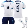 thumbnail image 2 of Newkai kids' Football Clothes Sterling Home (white) 2022 / 23 futbol Sports Football Clothes and shorts - No. 10 | XS, 2 of 8