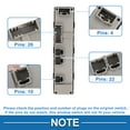 thumbnail image 4 of Interruptor de ventana eléctrica Unique Bargains para el lado del conductor delantero para Chevrolet Silverado 2500 3500 HD Negro, 4 of 7