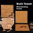 thumbnail image 3 of 2026 new Fractal Tray Puzzles, Mind Bending Wooden Jigsaw Puzzle, Unique Irregular Wooden Labyrinth, Difficult Challenging Impossible Puzzles, Reverse Thinking Challenging Irregular Jigsaw with Frame, 3 of 8