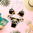 thumbnail image 6 of Panda Sunflower Detachable Sponge Adjustable Strap Bikini Set Two-Pack Swimsuit Women Swim Suit, 6 of 6