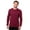Maroon, variant on Threadfast Apparel T3000 Epic Long Sleeve T-Shirt-White-XL