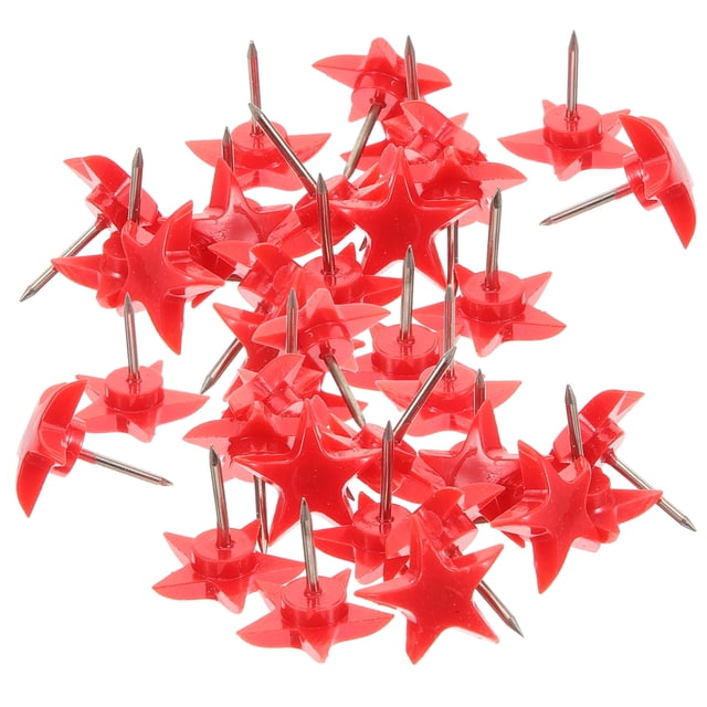 100 Uds. Chinchetas para pulgar en forma de estrella, chinchetas de dibujo, chinchetas para tablero de corcho, alfileres para tablón de anuncios
