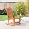thumbnail image 5 of GVN Outdoor Rocker Chair, Rocking Chair,Outdoor Rocking Chair Solid Wood High Back Rocker with Slatted Seat, 5 of 10