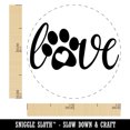 thumbnail image 2 of Love Script Paw Print with Heart Dog Cat Rubber Stamp for Scrapbooking Crafting Stamping - Mini 1/2 Inch, 2 of 7