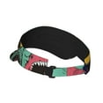 thumbnail image 3 of Disketp Angry Shark Pattern Sun Visors for Women Men Unisex Tennis Golf Visor Hat Adjustable Summer Hats Sport Outdoor Visor Hat UV Protection Cap, 3 of 8