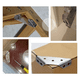 thumbnail image 3 of Universal De Acero Inoxidable Muebles Esquina Conector 20 Malubero Plateado, 3 of 5