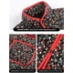 thumbnail image 4 of Chaqueta Acolchada Corta con Estampado Floral Vintage para Mujer, Chaqueta Corta Abierta Al Frente, Ropa de Abrigo Floral Pequeño Negro M, 4 of 10